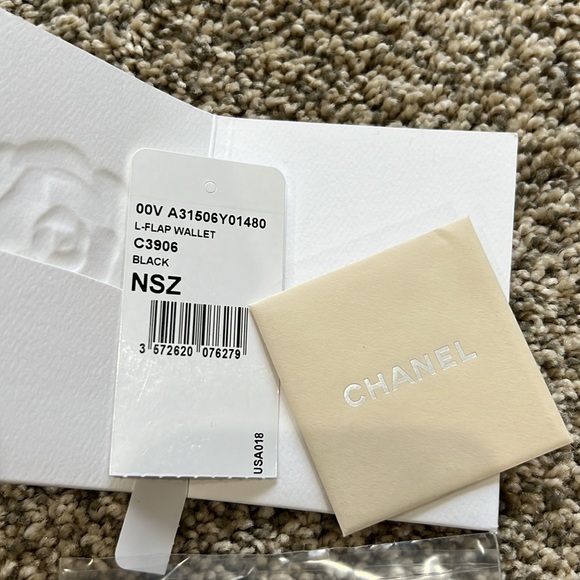 Chanel black wallet silver hardware full set - Picture 12 of 12